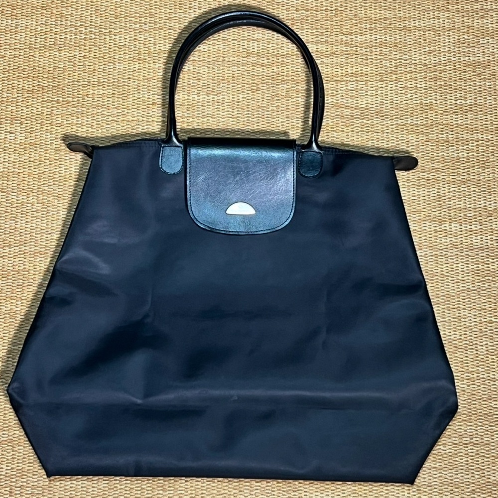 Samsonite Travel Tote Bag Black Nylon Good Condition